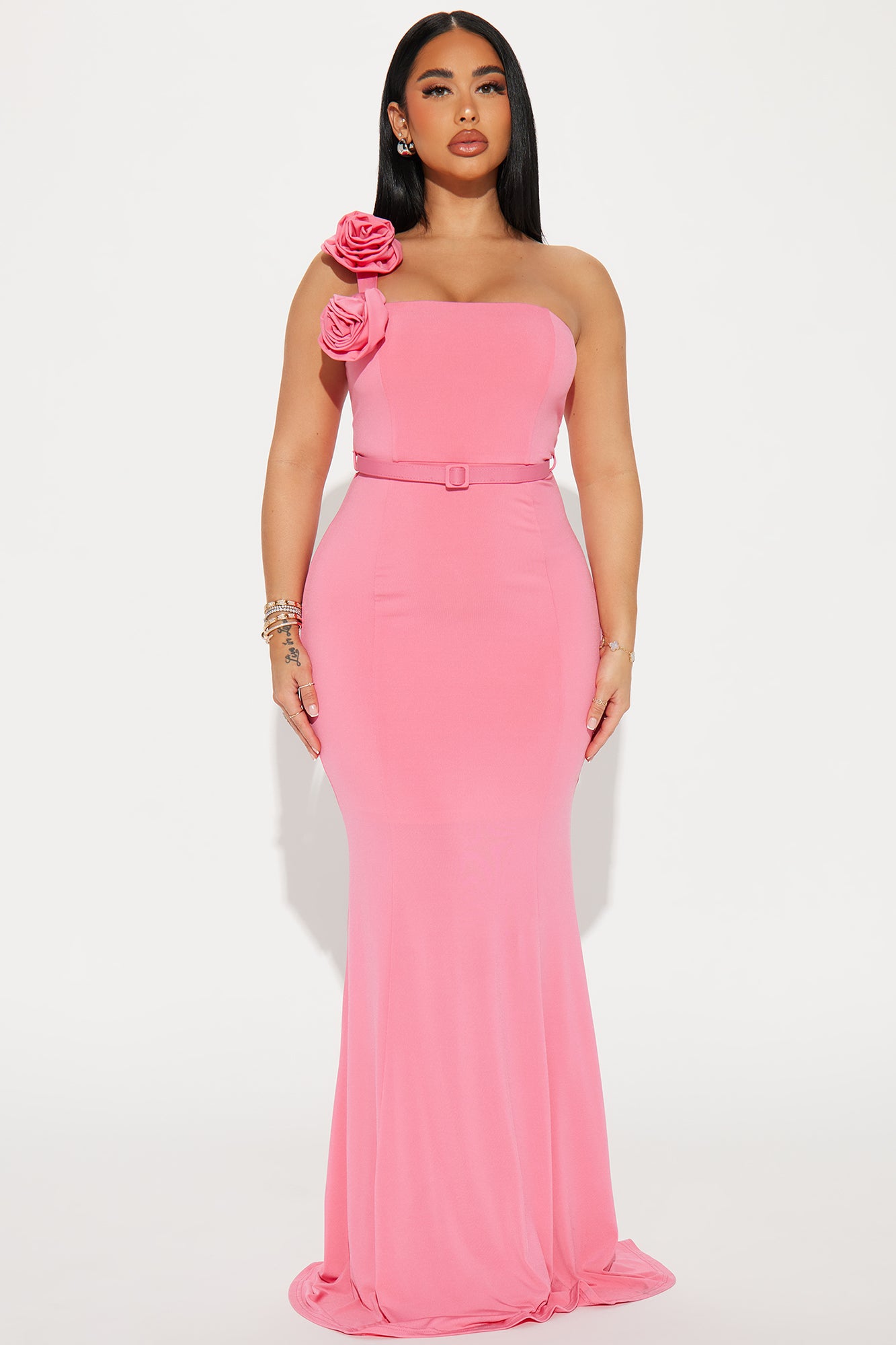 Fashion Nova Magenta Tube Maxi Dress, Size 1X – The Plus Bus Boutique