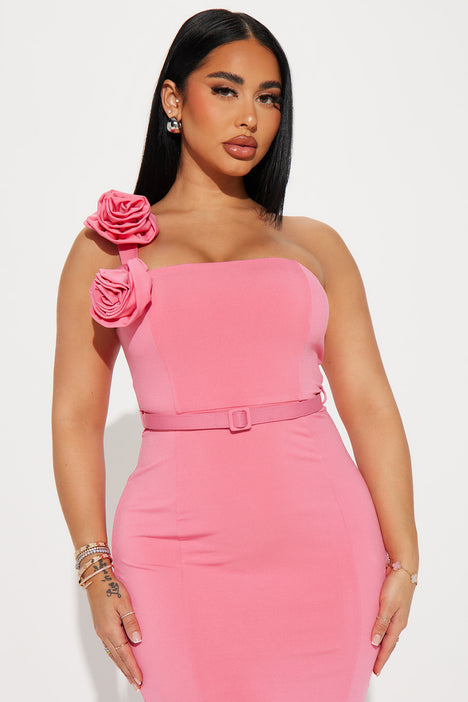 Fashion Nova Magenta Tube Maxi Dress, Size 1X – The Plus Bus Boutique