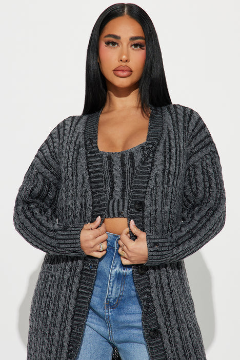 Cabin Stay Cardigan Sweater - Mocha