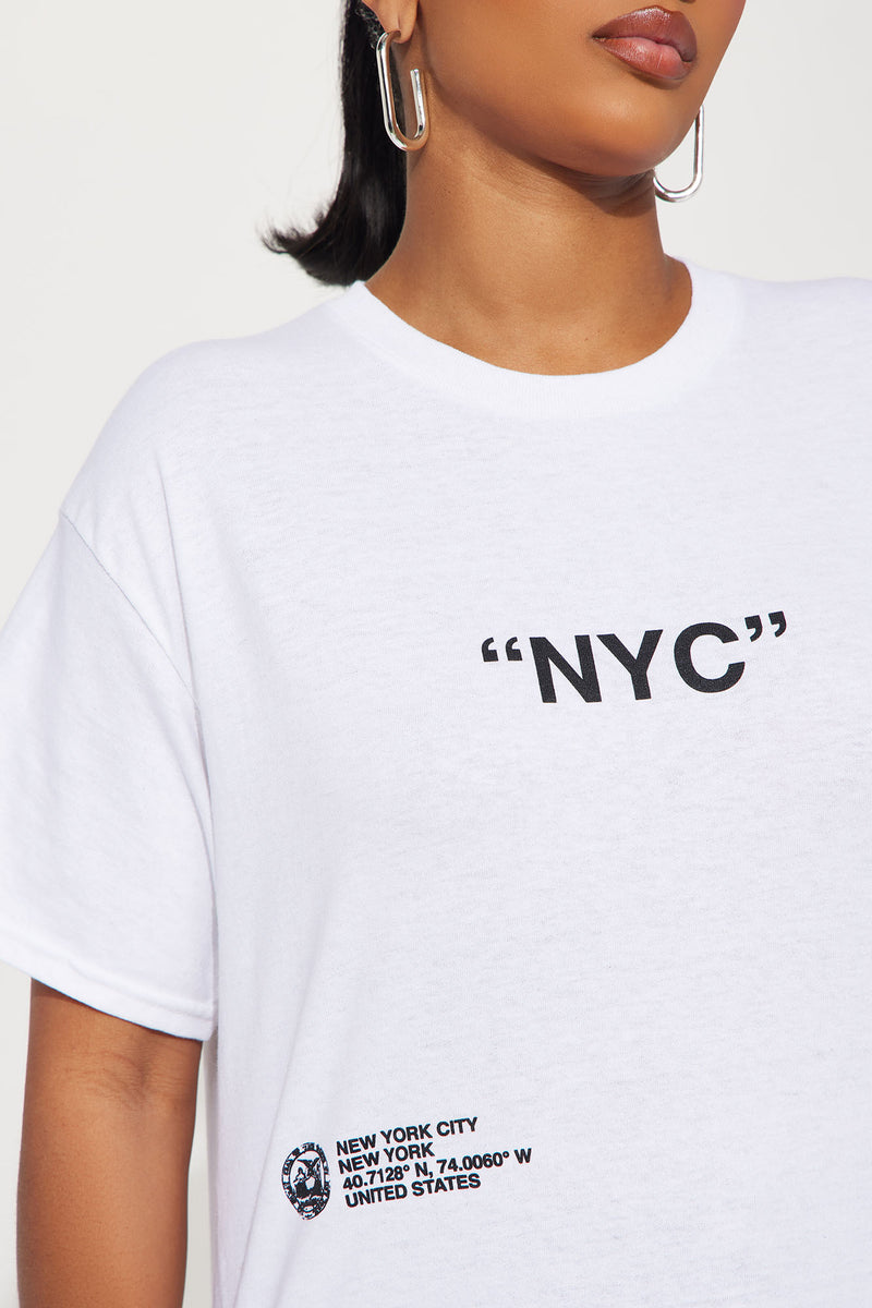 Destination NYC Graphic T-Shirt - White | Fashion Nova, Screens Tops ...