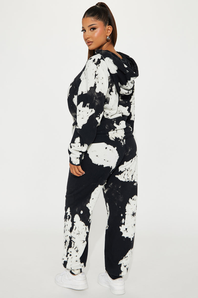 Unbothered Fleece Jogger Set - Black/combo | Fashion Nova, Matching ...