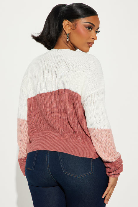 Jaylaani Sweater Top - Pink, Fashion Nova, Sweaters