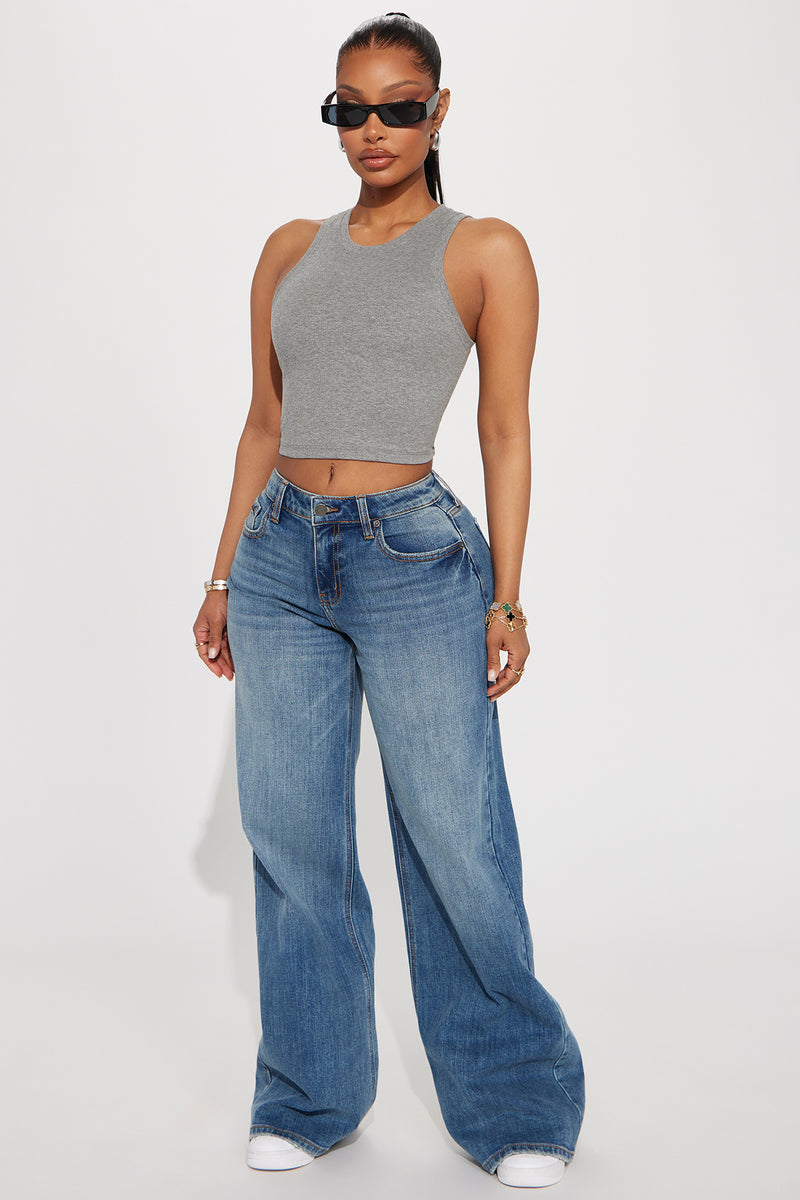 Stick To It Baggy Jeans - Medium Wash | Fashion Nova, Jeans | Fashion Nova