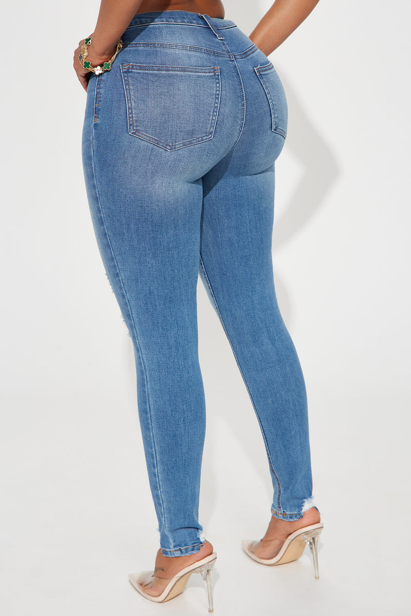 High Confidence Stretch Skinny Jeans - Medium Wash | Fashion Nova ...