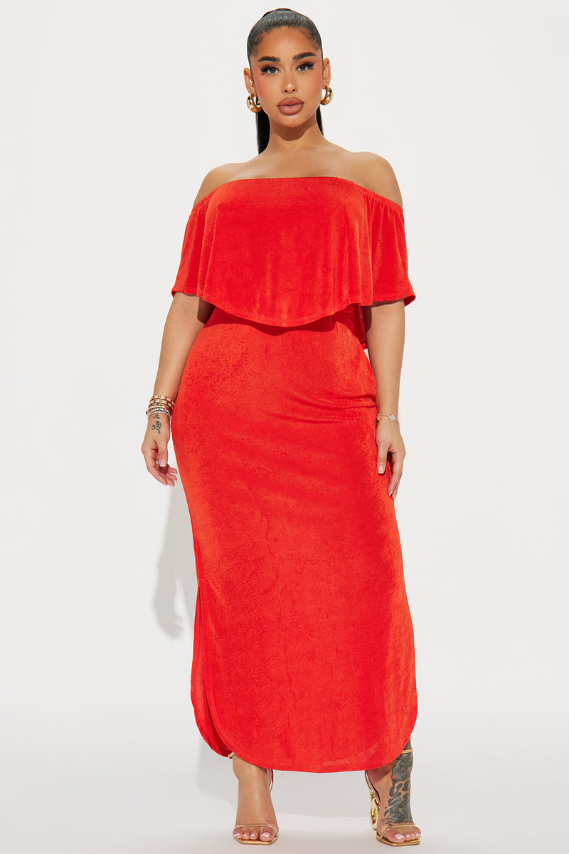 Sonya Slinky Maxi Dress - Red | Fashion Nova, Dresses | Fashion Nova