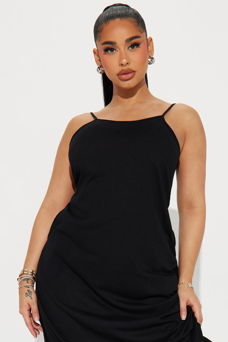 Sophia Flowy Maxi Dress Black Fashion Nova Dresses Fashion Nova