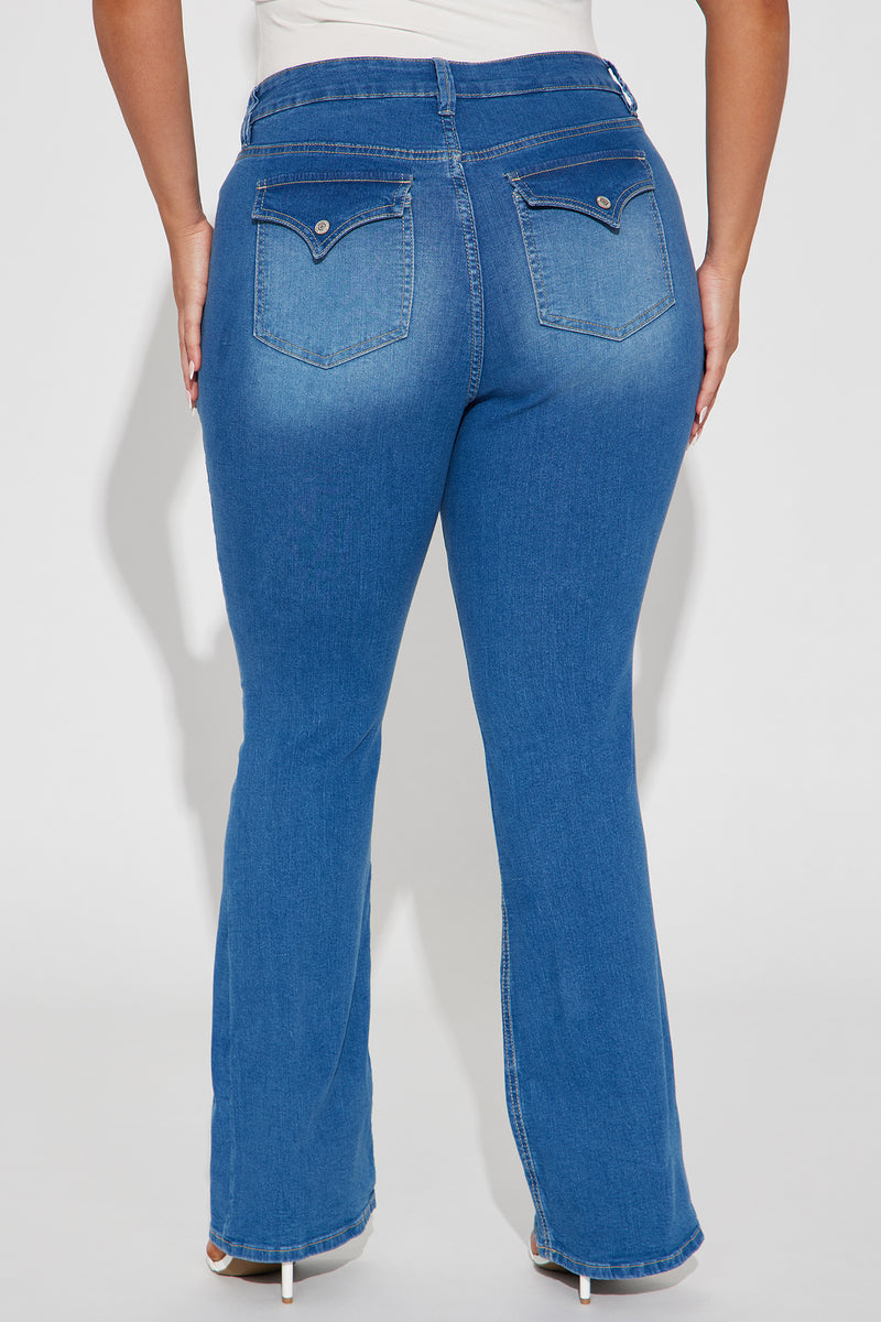 Haven't You Heard Stretch Bootcut Jeans - Medium Wash | Fashion Nova ...