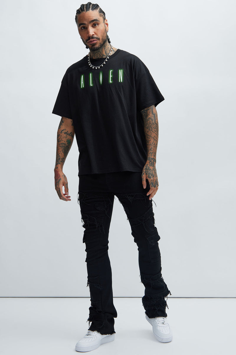 Alien Oversized Short Sleeve Tee - Black | Fashion Nova, Mens Screen ...