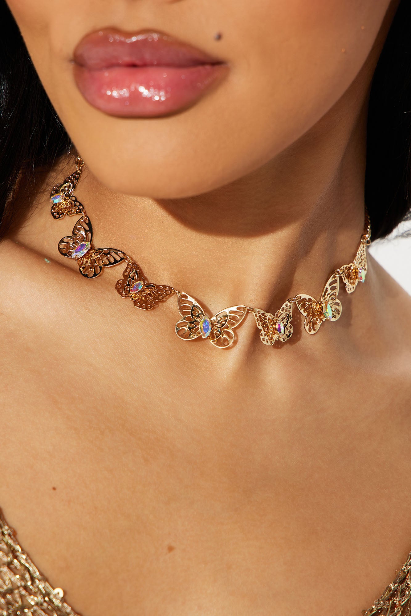 18K Diamond Butterfly Choker Necklace – Bling Label