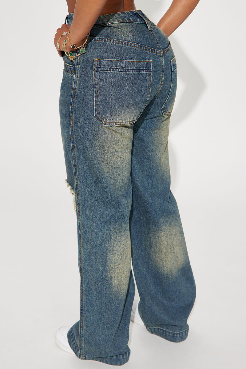 Drew Drop Waist Baggy Jeans - Dark Wash | Fashion Nova, Jeans | Fashion ...