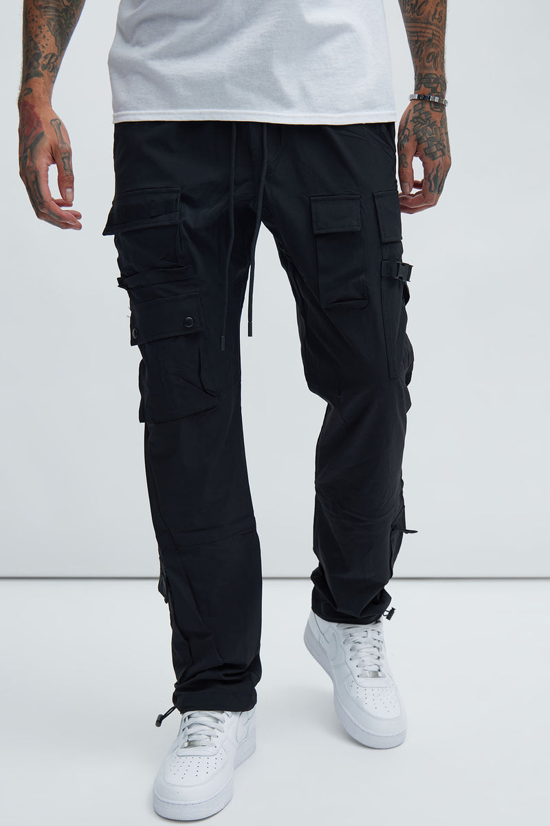 Versatile Cargo Pants - Black | Fashion Nova, Mens Pants | Fashion Nova