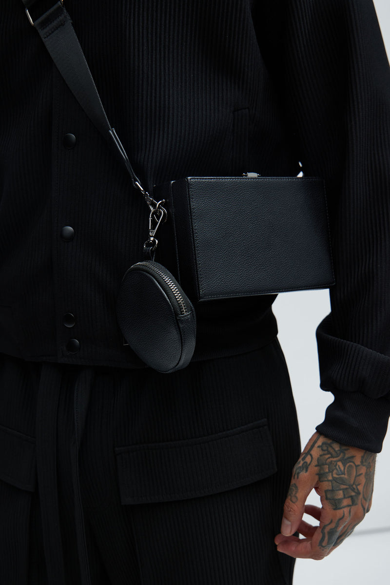 Let's Go Crossbody Bag - Black | Fashion Nova, Mens Accessories ...