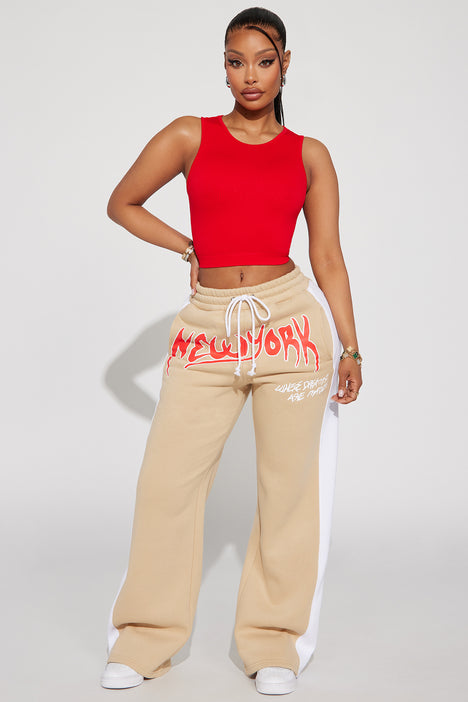 Celine Crop Top - Red, Fashion Nova, Basic Tops & Bodysuits