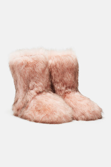 Cute And Cuddly Teddy Bear Slippers - Pink