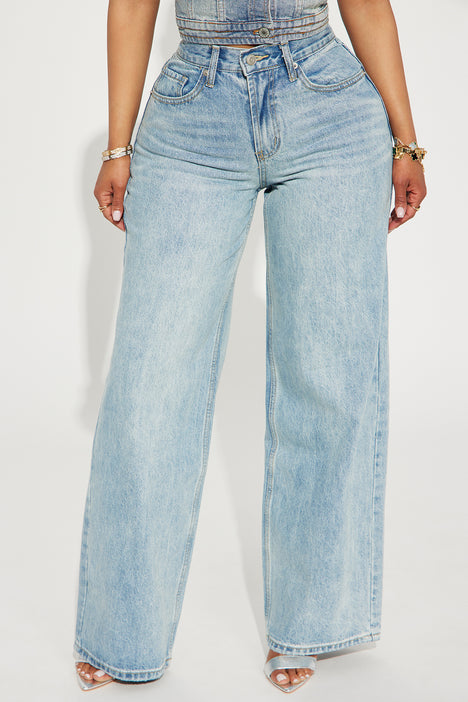 The Perfect Vintage Wide-Leg Jean in Morea Wash