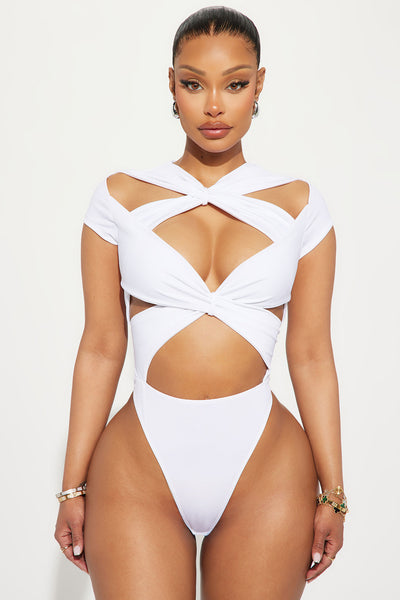 Never Too Much Bodysuit - White