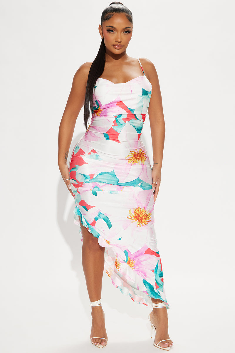 Gina Floral Maxi Dress - Multi Color | Fashion Nova, Dresses | Fashion Nova