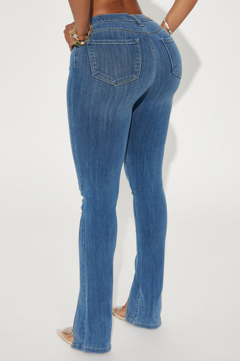 Can't Compete Low Rise Stretch Bootcut Jean - Medium Wash, Fashion Nova,  Jeans