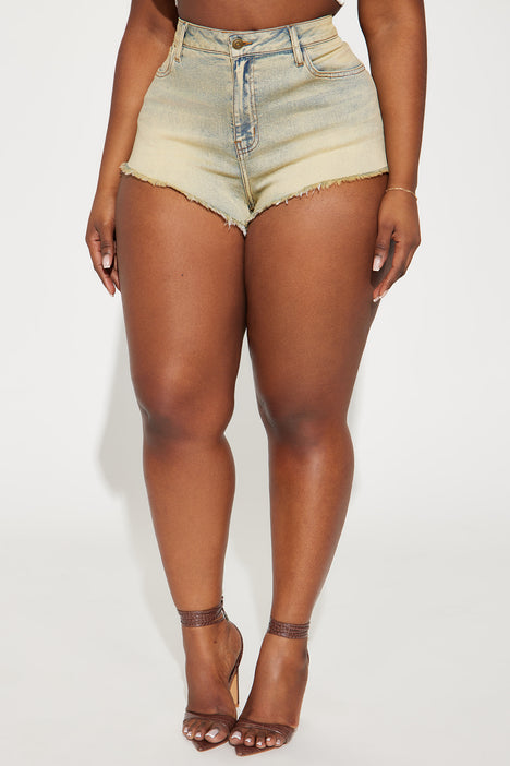 Women's Making Connections Tinted Denim Shorts in Medium Wash Size 5 by Fashion Nova | Fashion Nova
