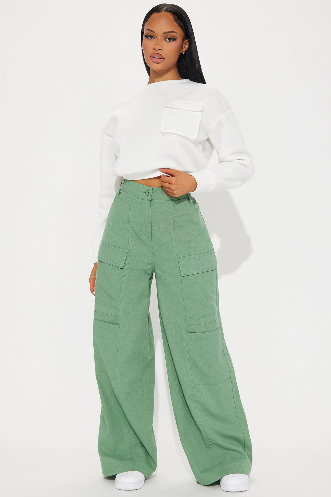 Don't Mess Around Cargo Pant - Green