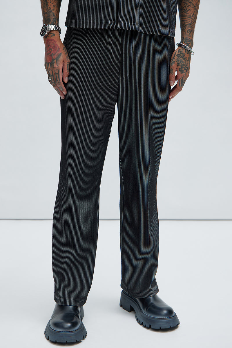 Klarence Straight Pants - Black/combo | Fashion Nova, Mens Pants ...