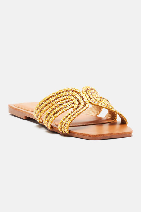 SHERRIF Sultan Flip-Flop Women Gold Flats - Buy SHERRIF Sultan Flip-Flop  Women Gold Flats Online at Best Price - Shop Online for Footwears in India  | Flipkart.com