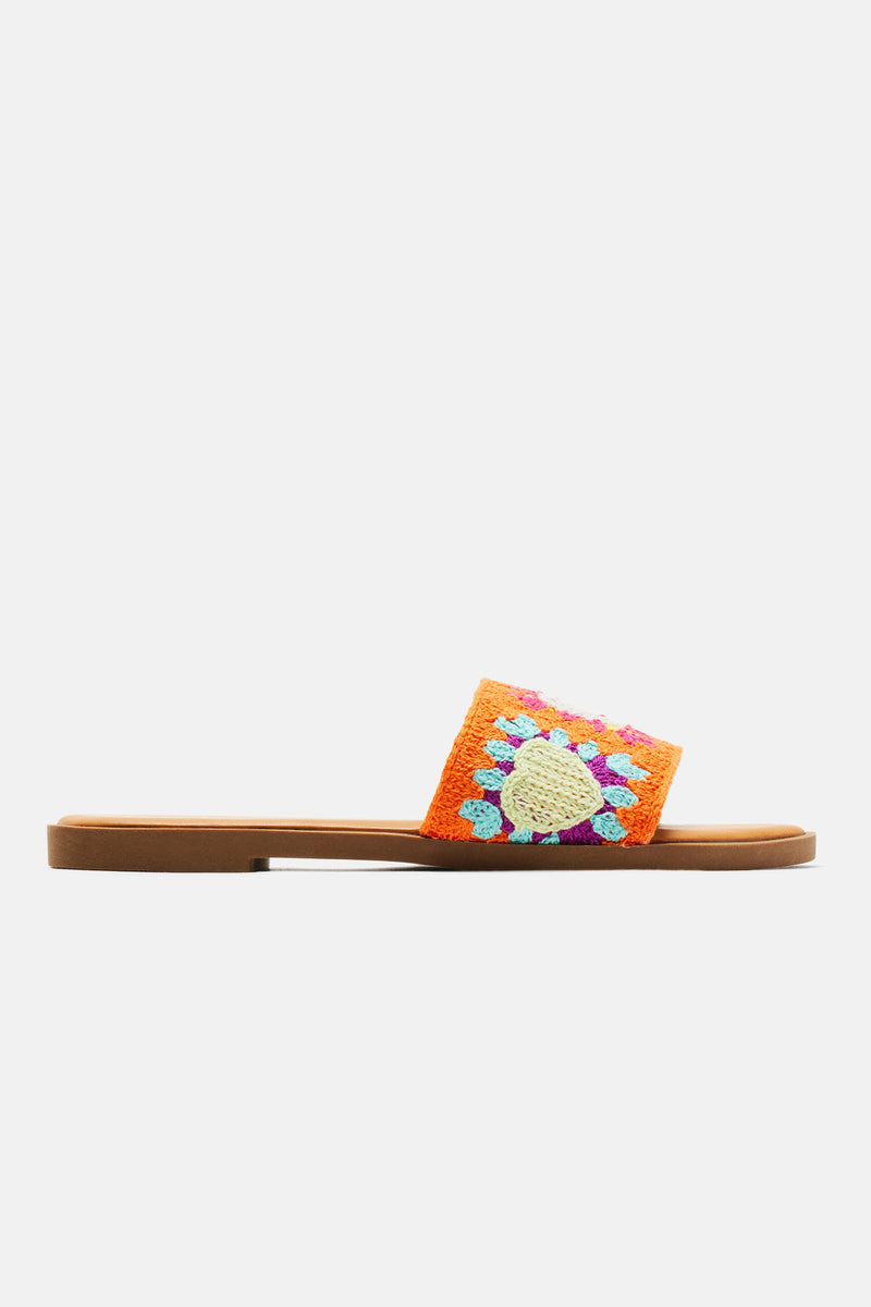 Cool Breeze Flat Sandals - Orange | Fashion Nova, Shoes | Fashion Nova