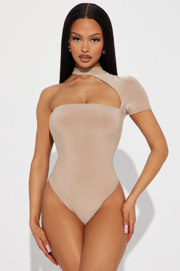 Maryann Cut Out Bodysuit - White, Fashion Nova, Bodysuits