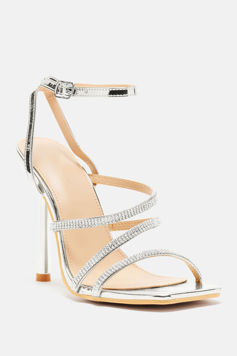 Aloria Embellished Stiletto Heels - Silver | Fashion Nova, Shoes ...