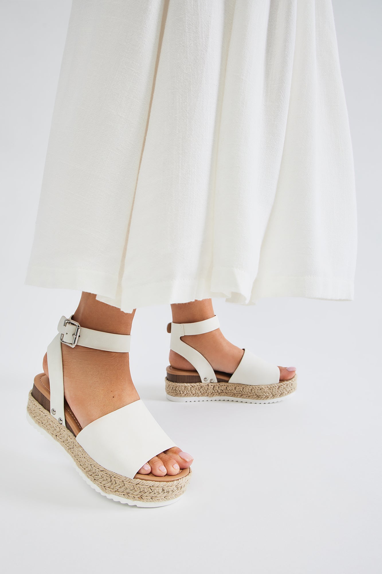 Kiley Flatform Sandals - Camo - Eleven Oaks Boutique
