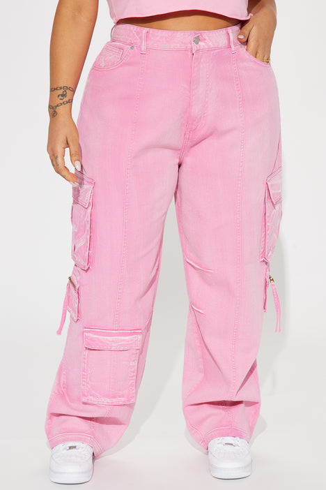 Hot Pink Cargo Pants – Rich Broke Boutique