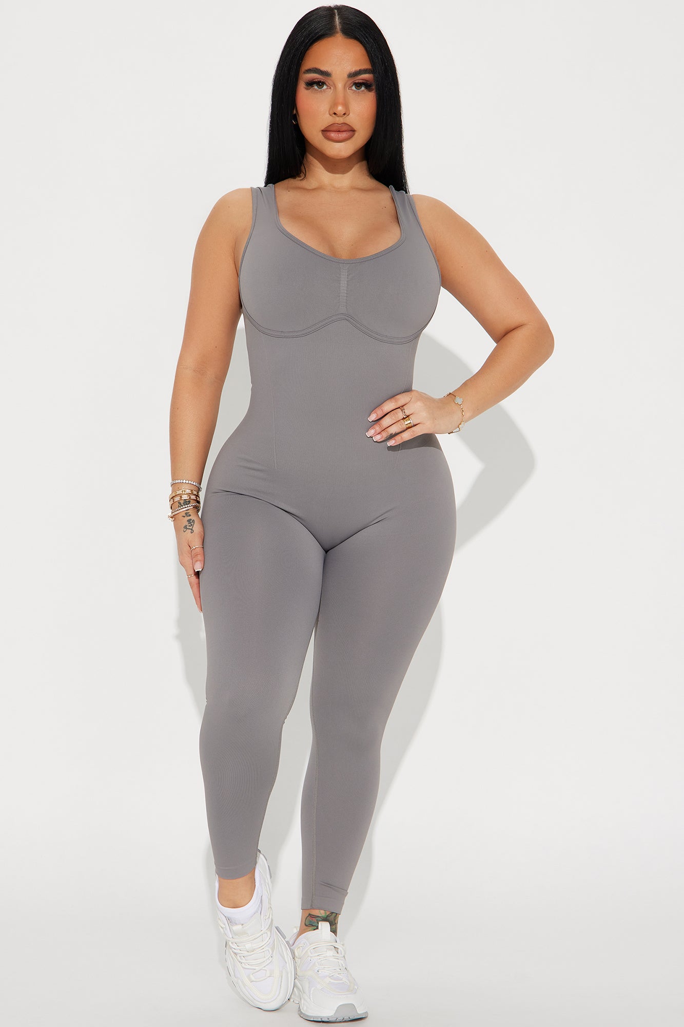 Charcoal Seamless Sculpt Leggings – Just Strong