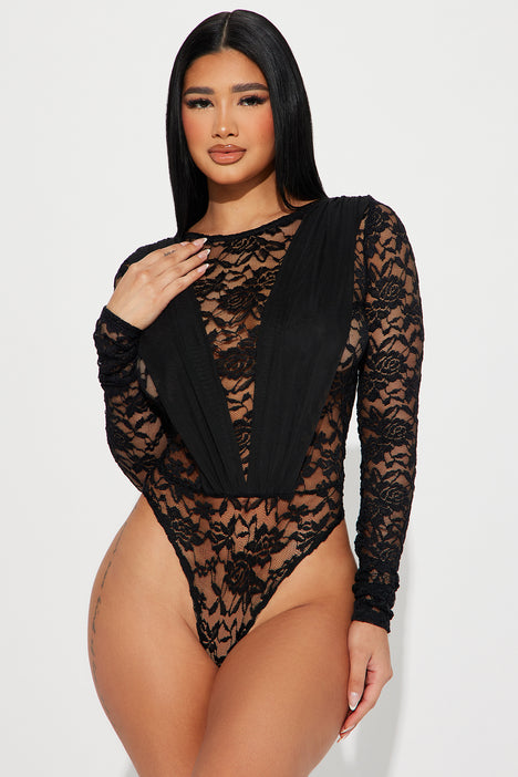 Lace Regular Size S Bodysuits for Women for sale
