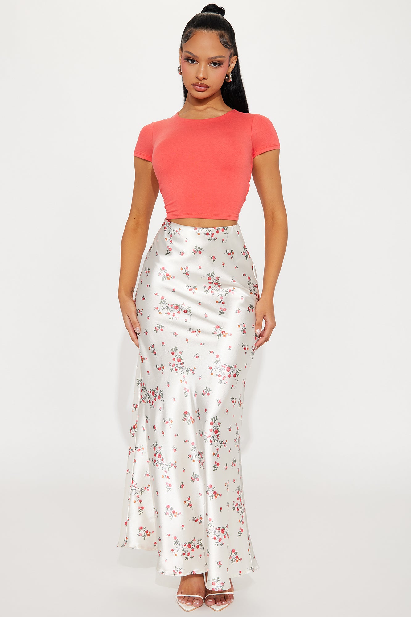 Champagne Maxi Skirt