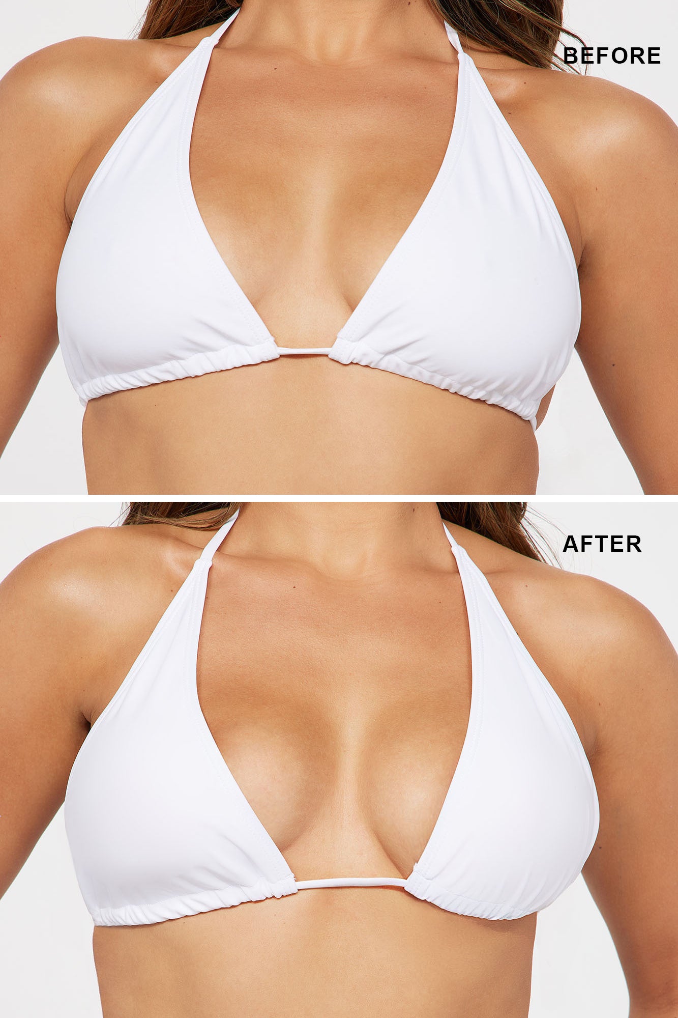 BOOMBA Demi Boost Inserts REVIEW, Sticky Push Up Bra, Before and After