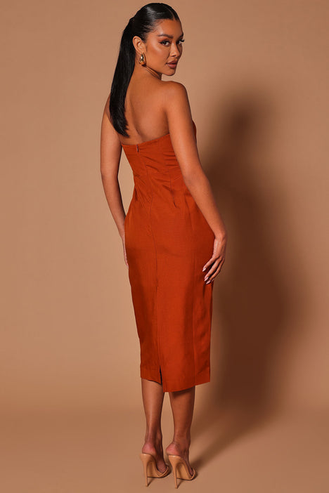 Mini Tube Dress Orange