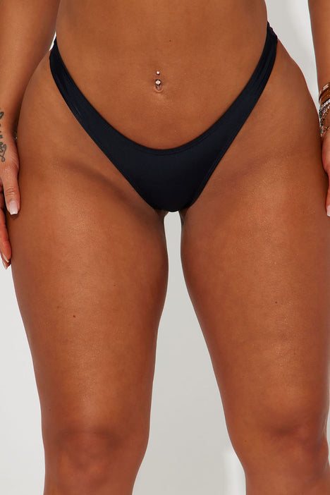 Maui Halter Support Bikini Top - Black