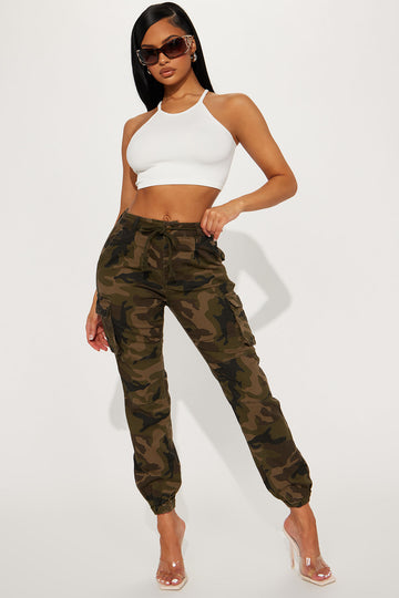 Rebel Girl Cargo Pant - Lime, Fashion Nova, Pants