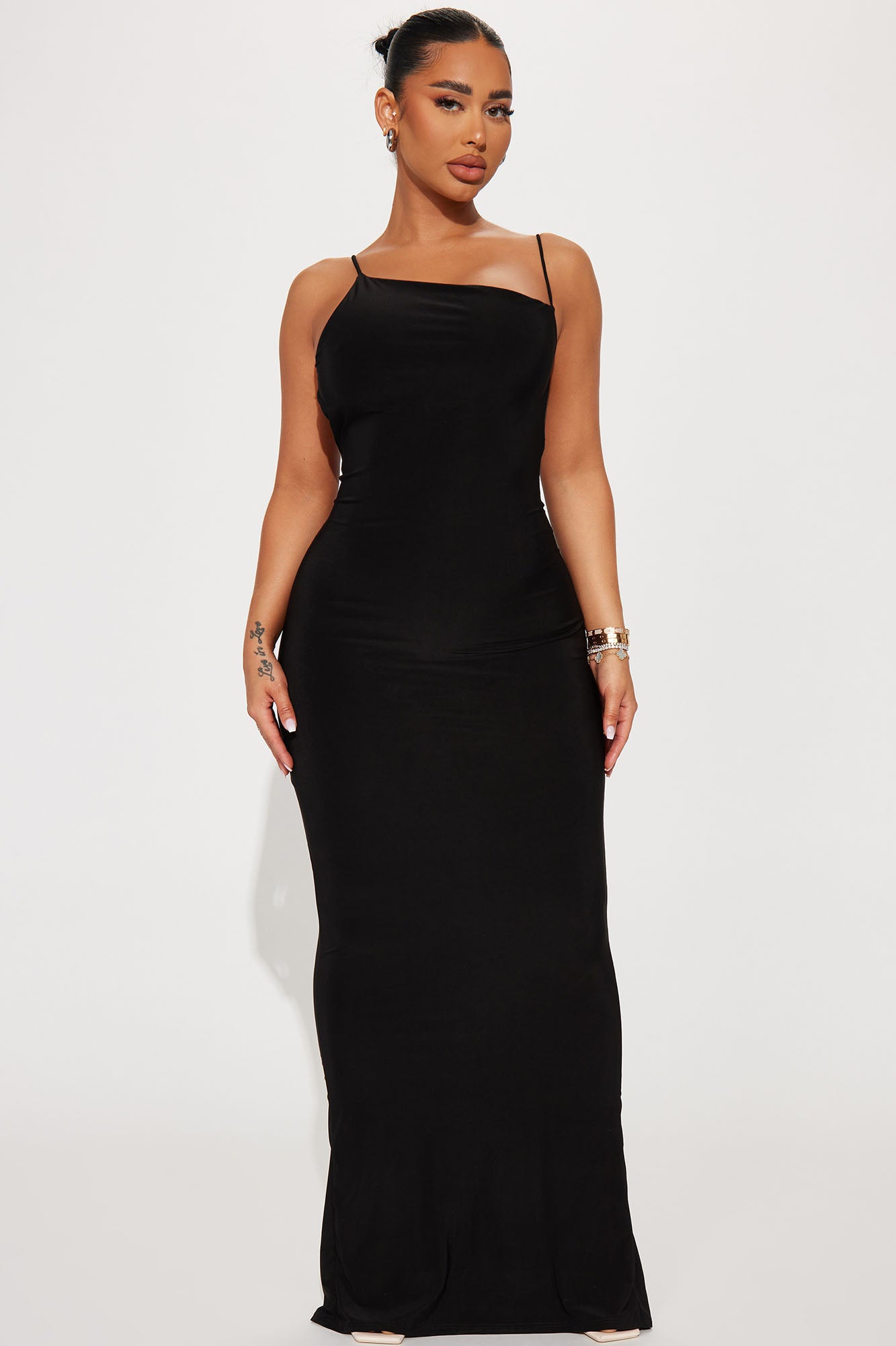 Laurel Backless Maxi Dress - Black, Fashion Nova, Dresses