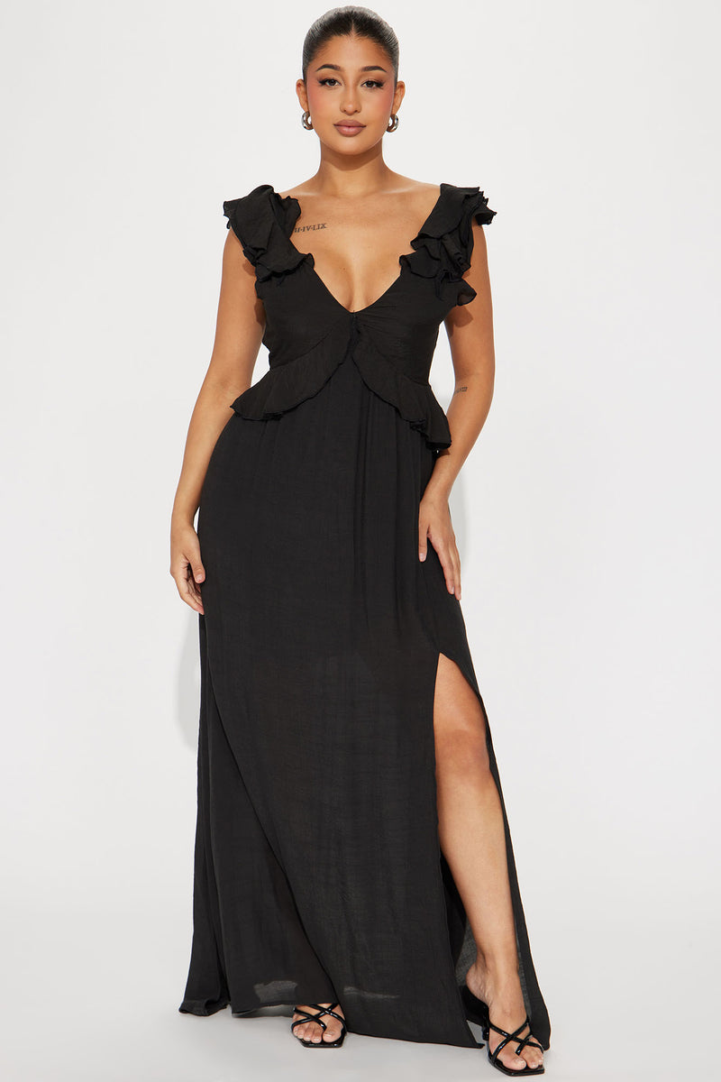 Gabby Maxi Dress - Black | Fashion Nova, Dresses | Fashion Nova