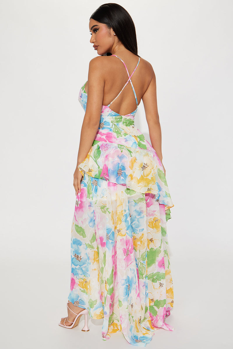 Aloha Floral Maxi Dress - White/combo | Fashion Nova, Dresses | Fashion ...