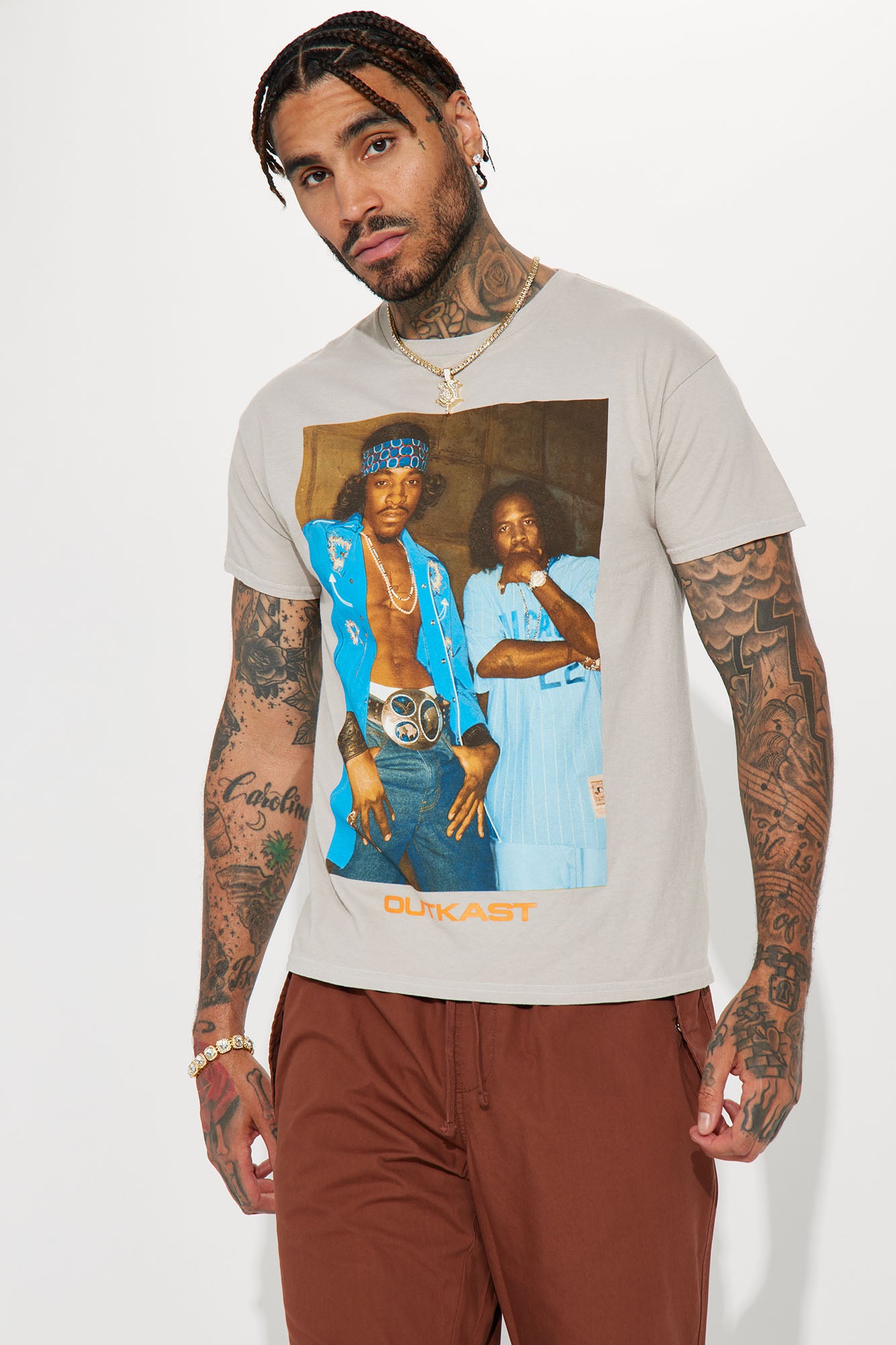 Outkast Unisex T-Shirt Superheroes (Wash Collection)