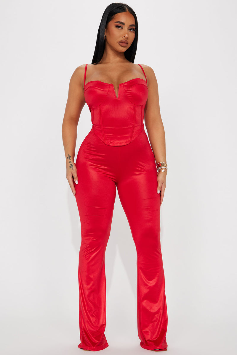Need To Go Out Pant Set - Red | Fashion Nova, Matching Sets | Fashion Nova