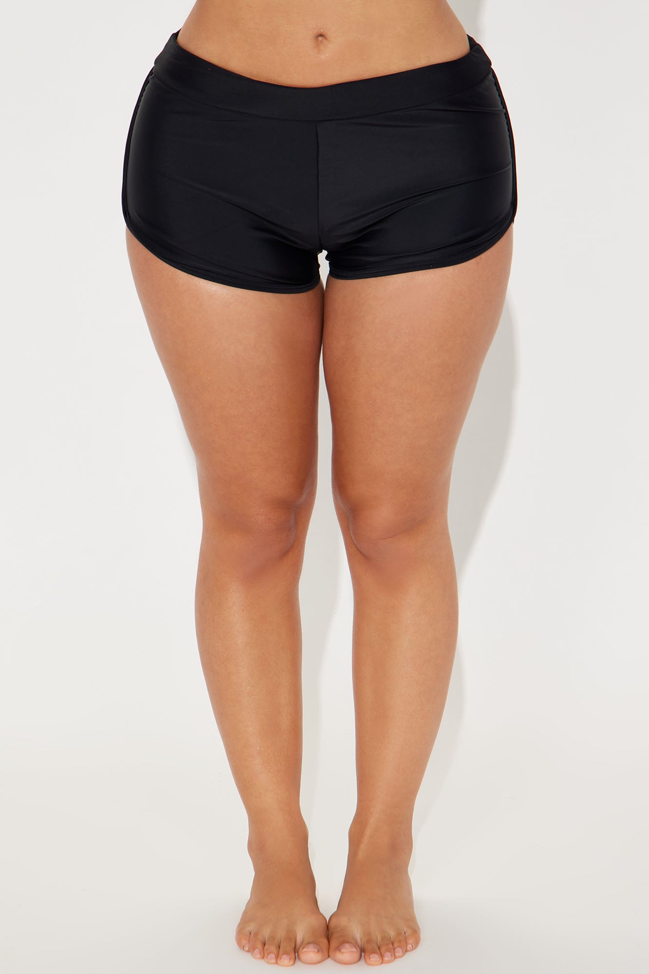 Maui Mid Rise Cheeky Bikini Bottom - Black