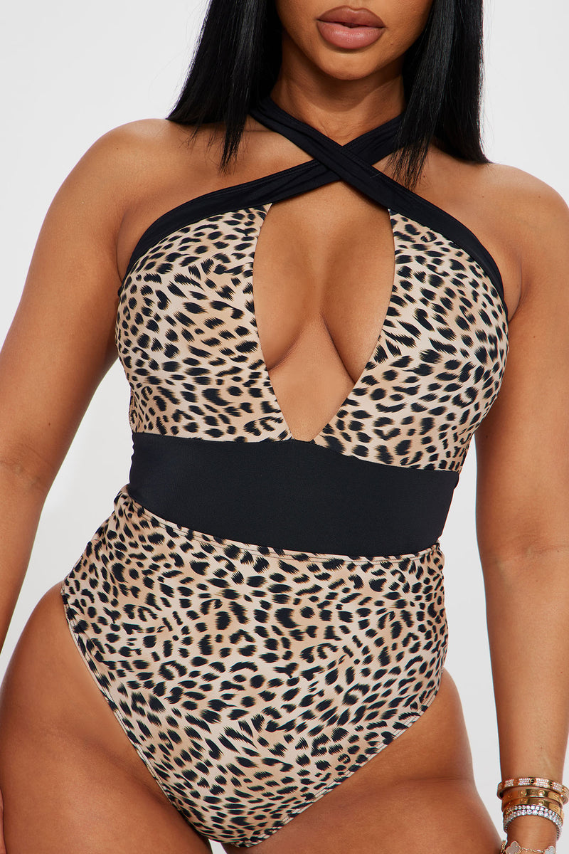 Emma 1 Piece Swimsuit Leopard Fashion Nova Swimwear Fashion