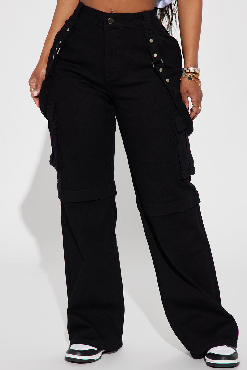 In Control Cargo Pant - Black | Fashion Nova, Pants | Fashion Nova