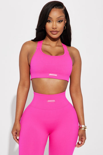 Low Back Pocket Leggings (Neon Pink) – Fitness Fashioness