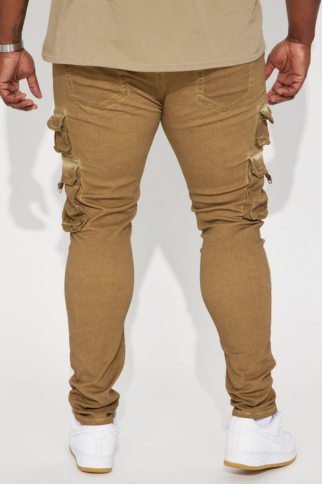 Workin' Late Skinny Pant - Camel, Fashion Nova, Pants