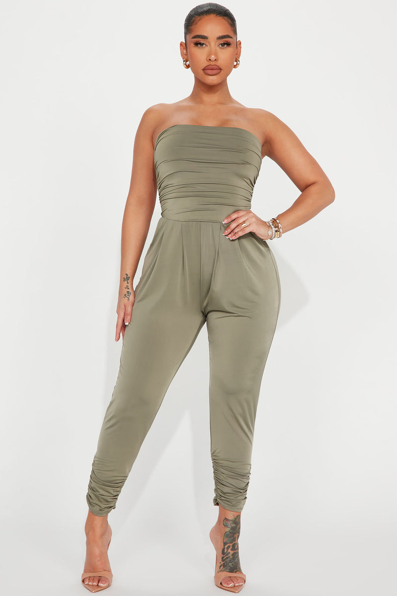 Kelli Jumpsuit Sage Fashion Nova Jumpsuits Fashion Nova