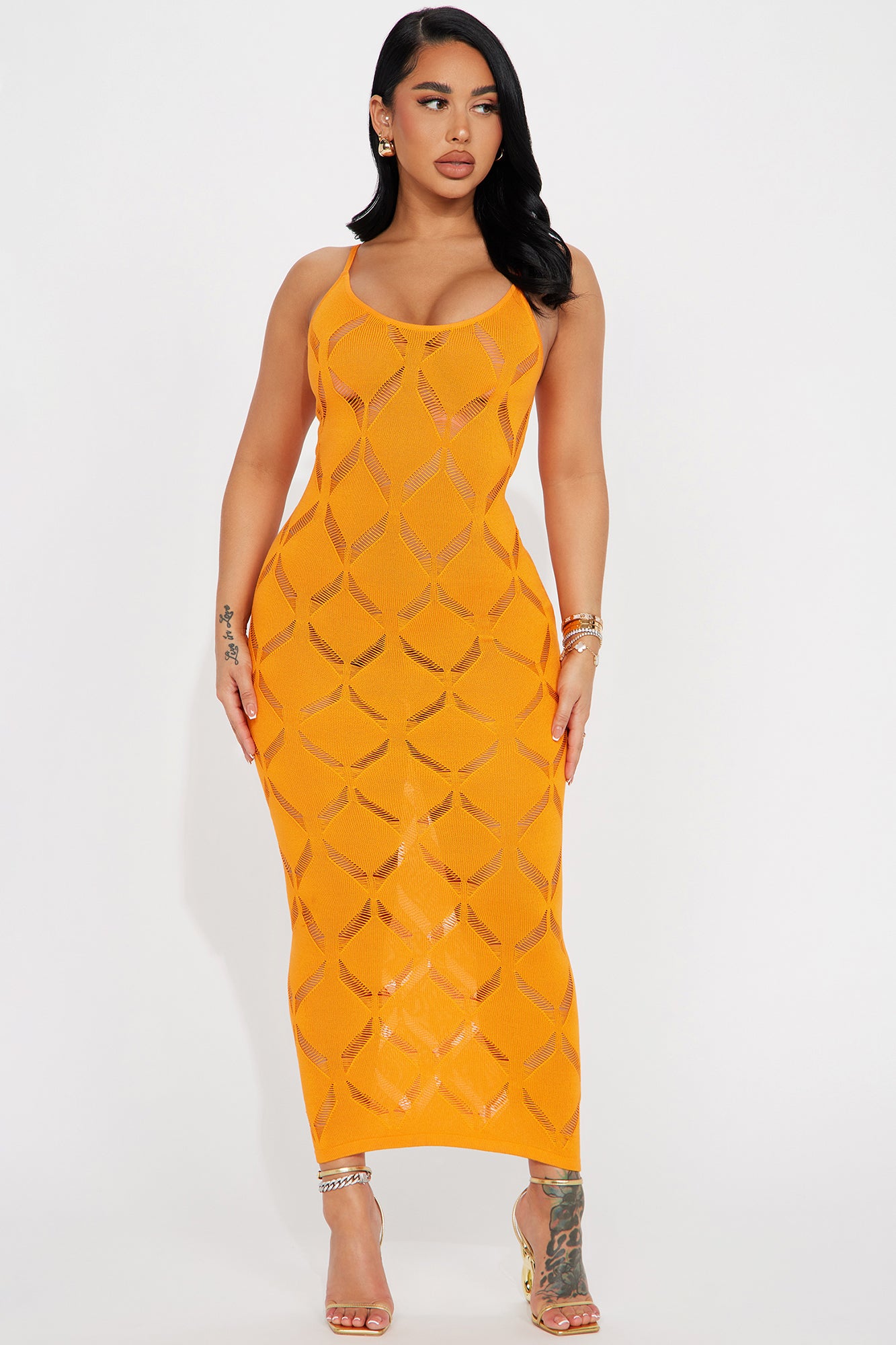 Sun Kissed Maxi Dress - Orange | Fashion Nova, Dresses | Fashion Nova